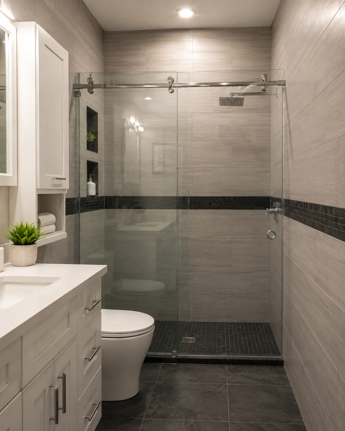 Canceles esquinados para baño en Xalapa