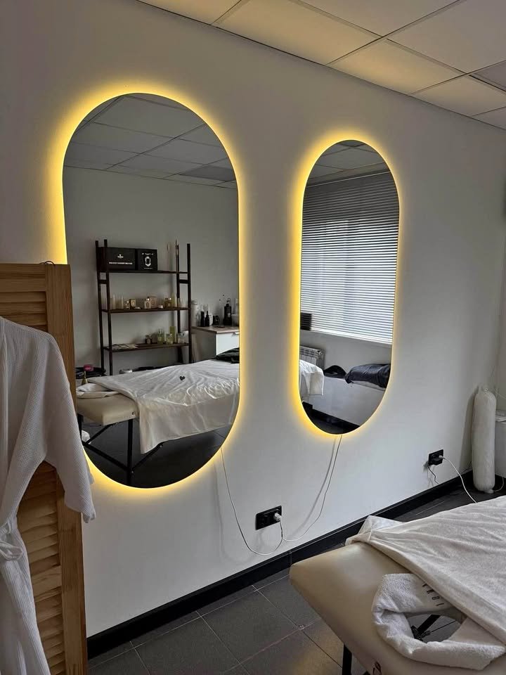 Espejos LED para Barberías, Estéticas y Negocios