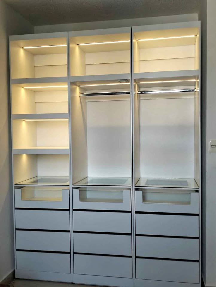 Instalación de closets de aluminio en Xalapa
