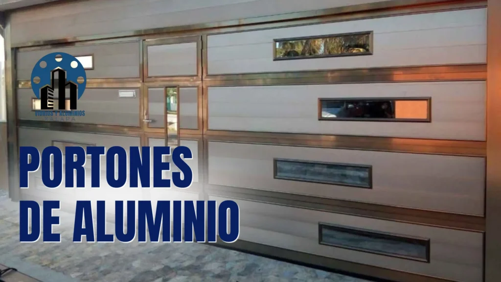 Portones de aluminio en Xalapa